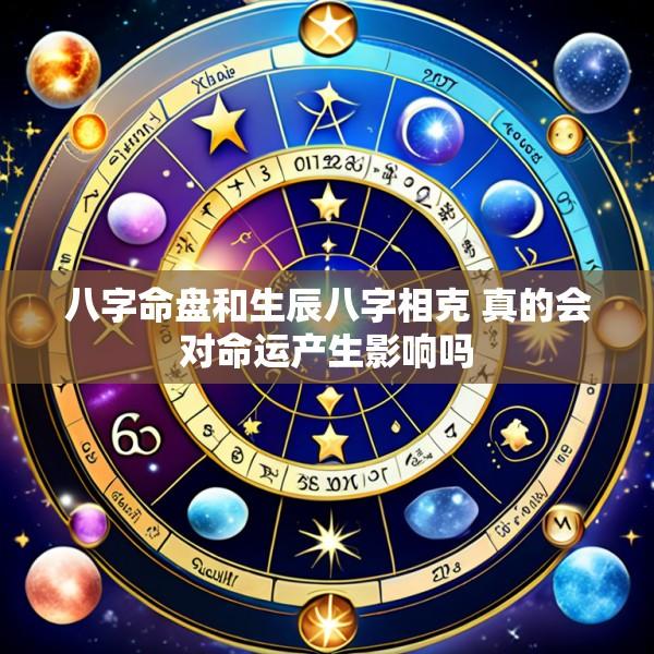 八字命盘和生辰八字相克 真的会对命运产生影响吗