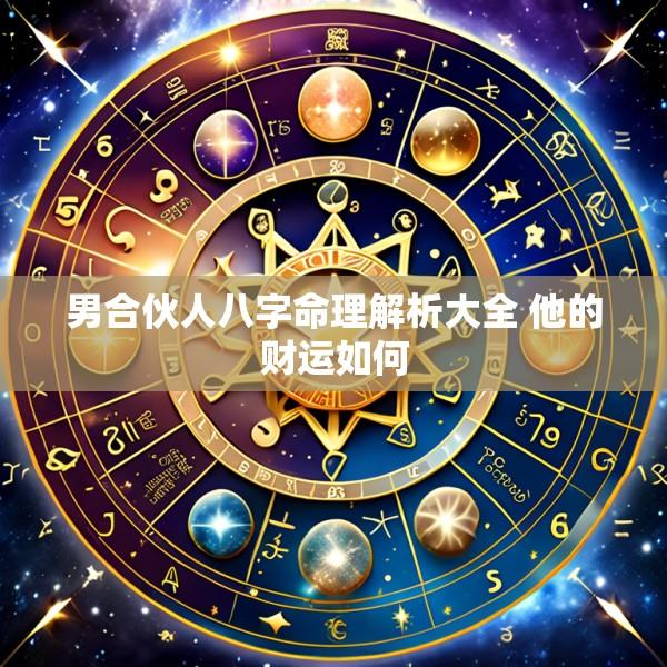 男合伙人八字命理解析大全 他的财运如何