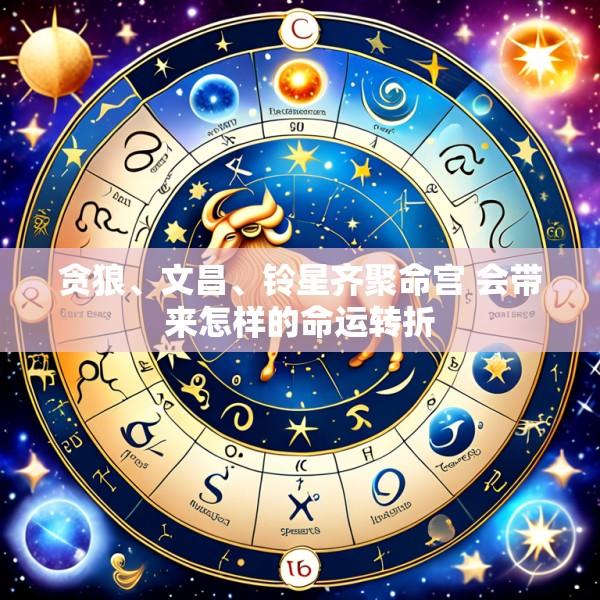 贪狼、文昌、铃星齐聚命宫 会带来怎样的命运转折