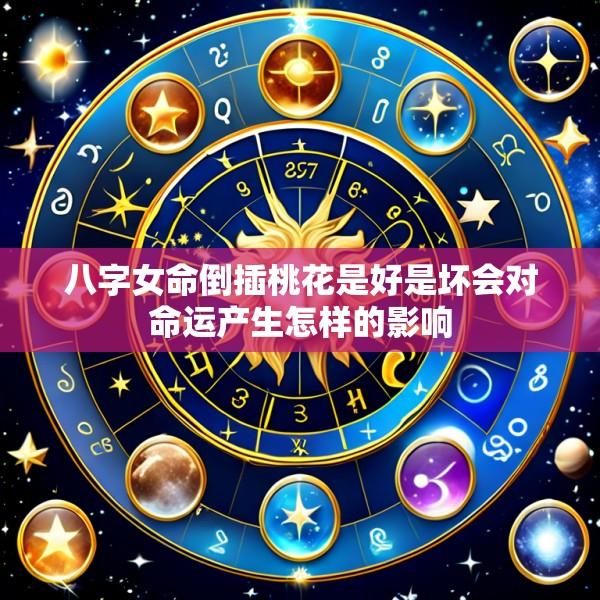 八字女命倒插桃花是好是坏会对命运产生怎样的影响