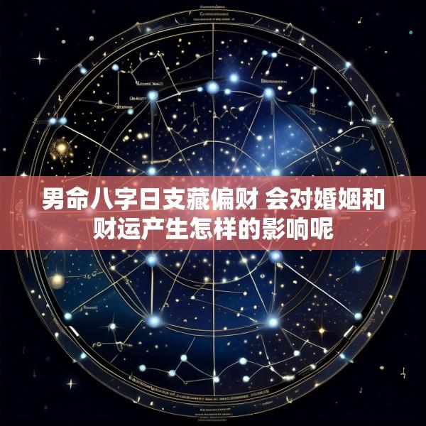男命八字日支藏偏财 会对婚姻和财运产生怎样的影响呢