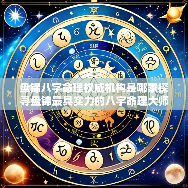 盘锦八字命理权威机构是哪家探寻盘锦最具实力的八字命理大师