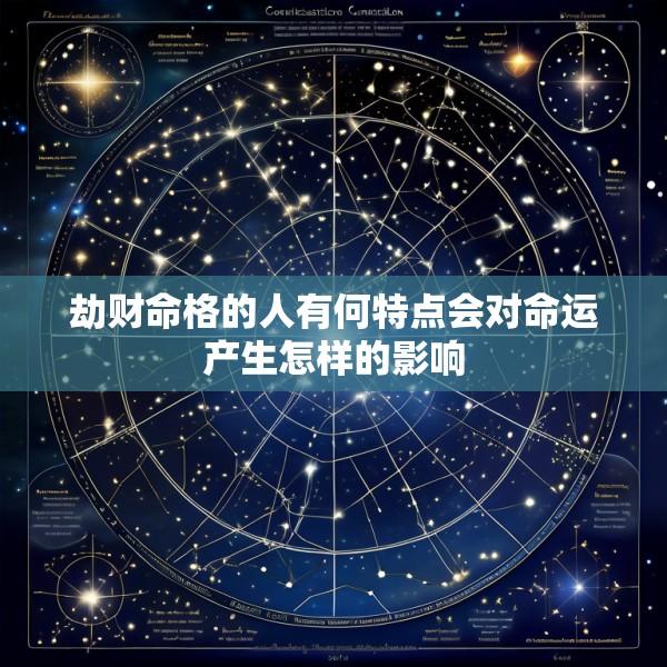 劫财命格的人有何特点会对命运产生怎样的影响
