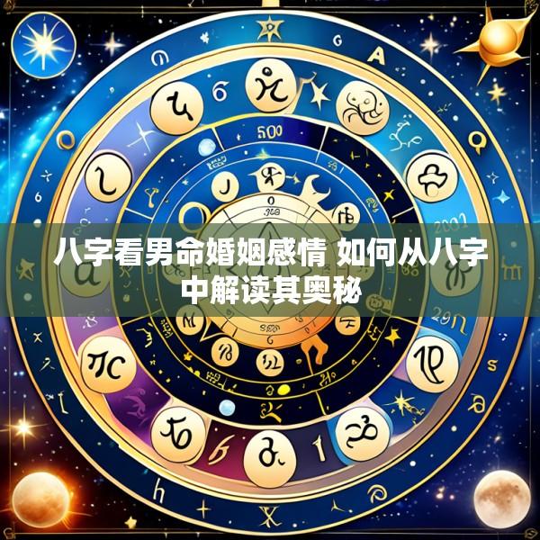 八字看男命婚姻感情 如何从八字中解读其奥秘