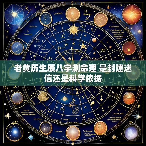 老黄历生辰八字测命理 是封建迷信还是科学依据
