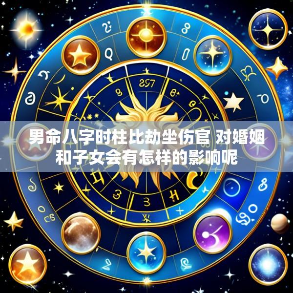 男命八字时柱比劫坐伤官 对婚姻和子女会有怎样的影响呢