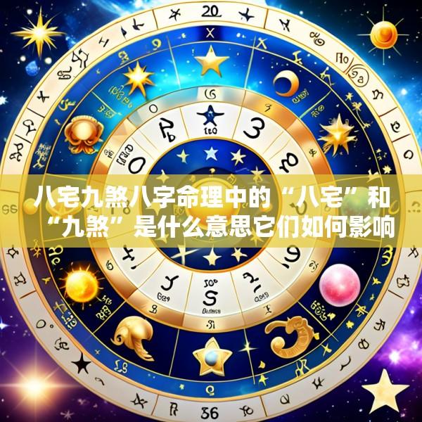八宅九煞八字命理中的“八宅”和“九煞”是什么意思它们如何影响人的命运