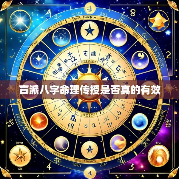 盲派八字命理传授是否真的有效