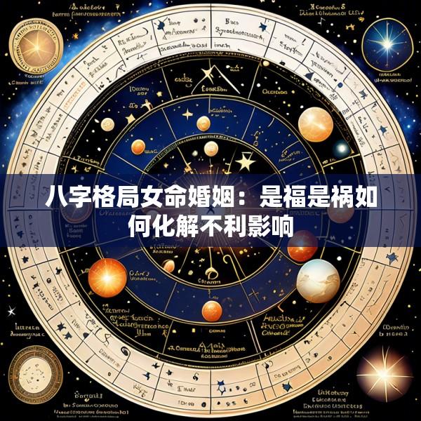 八字格局女命婚姻：是福是祸如何化解不利影响