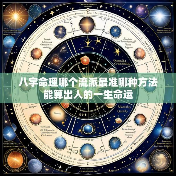 八字命理哪个流派最准哪种方法能算出人的一生命运