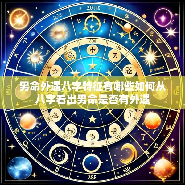 男命外遇八字特征有哪些如何从八字看出男命是否有外遇