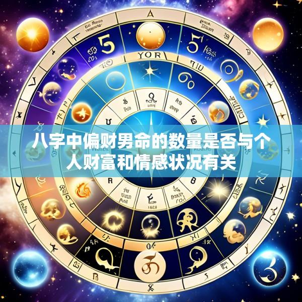 八字中偏财男命的数量是否与个人财富和情感状况有关