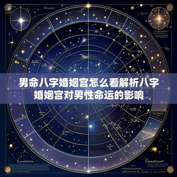 男命八字婚姻宫怎么看解析八字婚姻宫对男性命运的影响