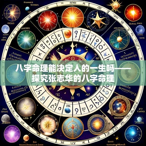 八字命理能决定人的一生吗——探究张志华的八字命理