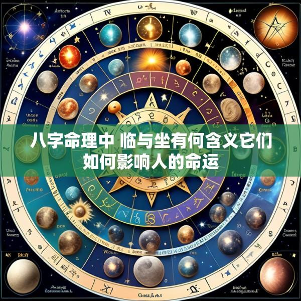 八字命理中 临与坐有何含义它们如何影响人的命运