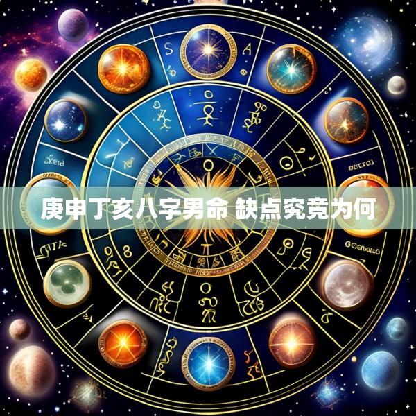 庚申丁亥八字男命 缺点究竟为何