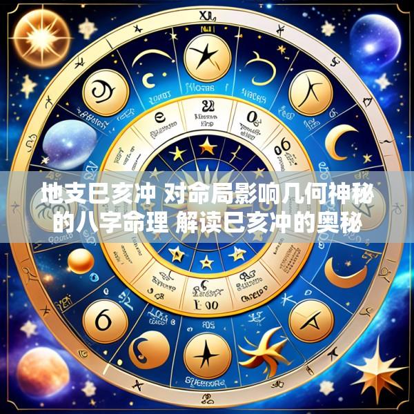 地支巳亥冲 对命局影响几何神秘的八字命理 解读巳亥冲的奥秘