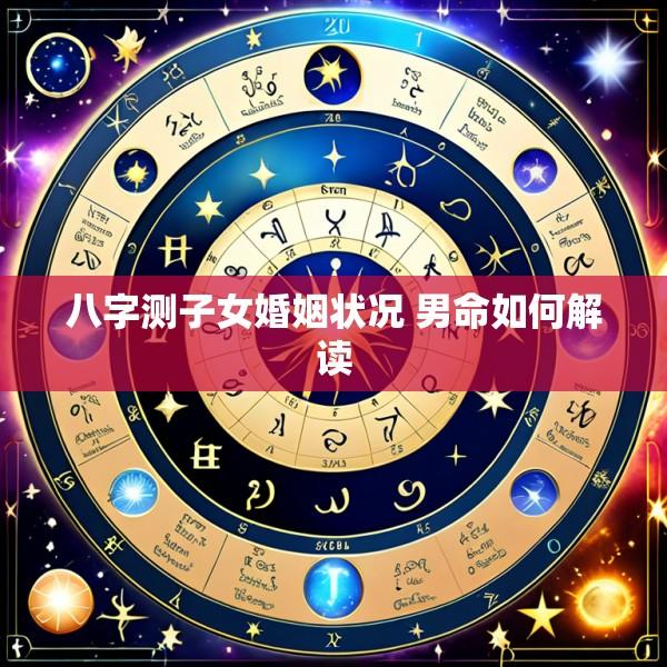 八字测子女婚姻状况 男命如何解读