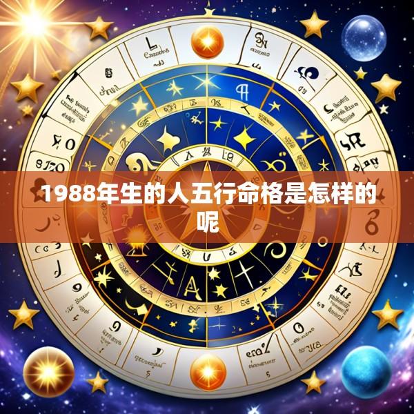 1988年生的人五行命格是怎样的呢