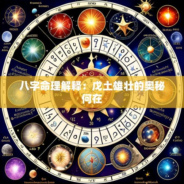八字命理解释：戊土雄壮的奥秘何在
