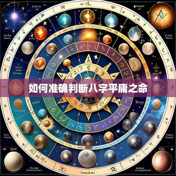 如何准确判断八字平庸之命