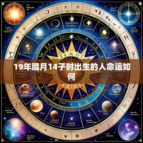 19年腊月14子时出生的人命运如何