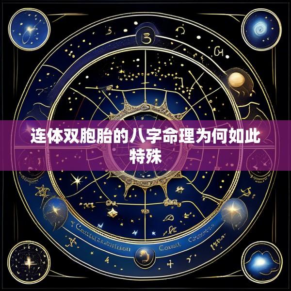连体双胞胎的八字命理为何如此特殊