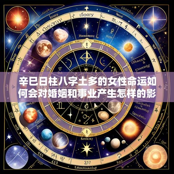 辛巳日柱八字土多的女性命运如何会对婚姻和事业产生怎样的影响