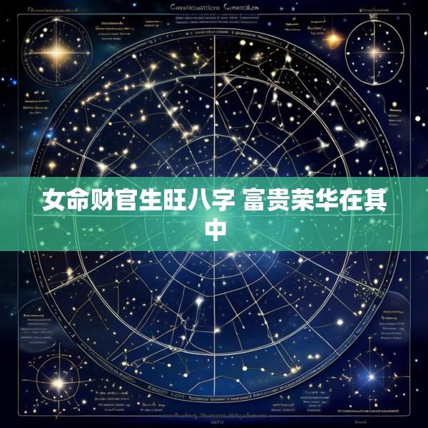 女命财官生旺八字 富贵荣华在其中