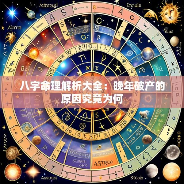 八字命理解析大全：晚年破产的原因究竟为何
