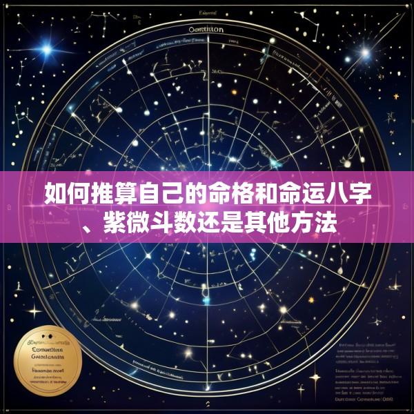 如何推算自己的命格和命运八字、紫微斗数还是其他方法