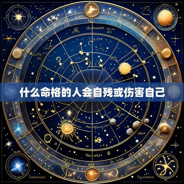 什么命格的人会自残或伤害自己