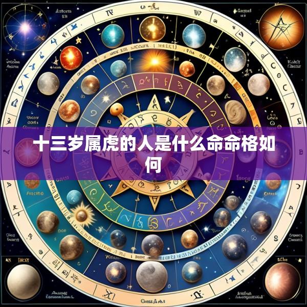 十三岁属虎的人是什么命命格如何