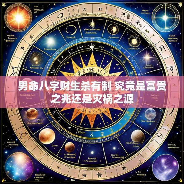 男命八字财生杀有制 究竟是富贵之兆还是灾祸之源