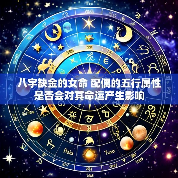 八字缺金的女命 配偶的五行属性是否会对其命运产生影响