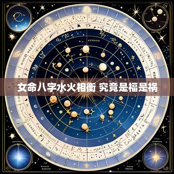 女命八字水火相衡 究竟是福是祸