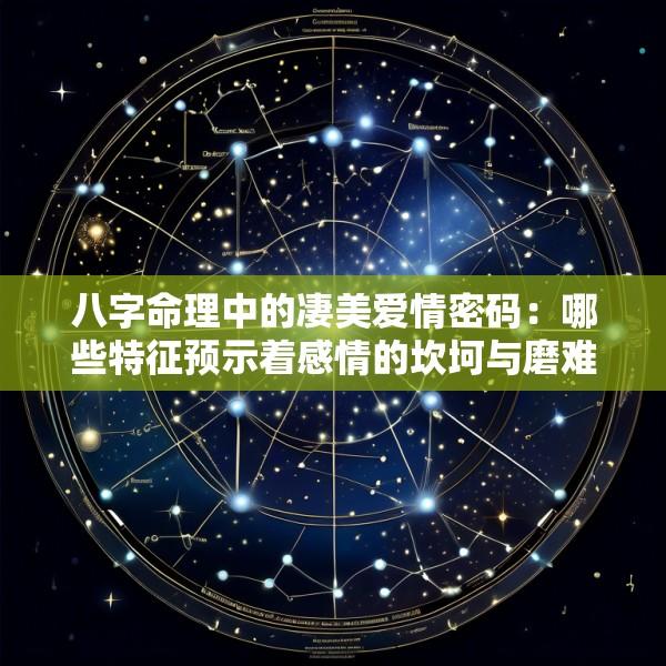 八字命理中的凄美爱情密码：哪些特征预示着感情的坎坷与磨难