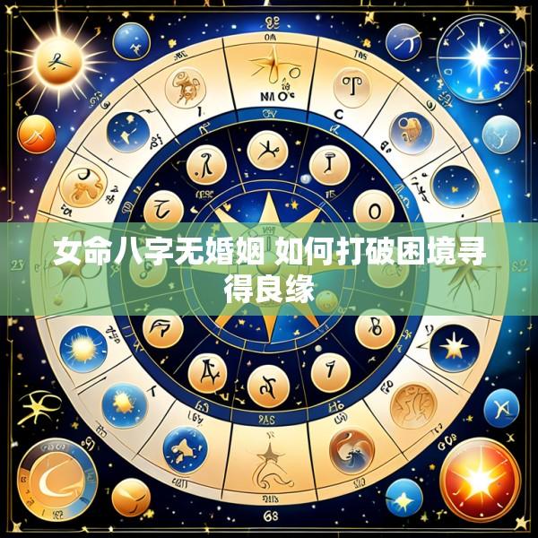 女命八字无婚姻 如何打破困境寻得良缘