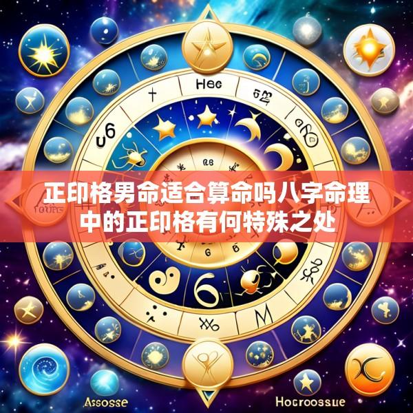 正印格男命适合算命吗八字命理中的正印格有何特殊之处