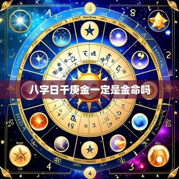 八字日干庚金一定是金命吗