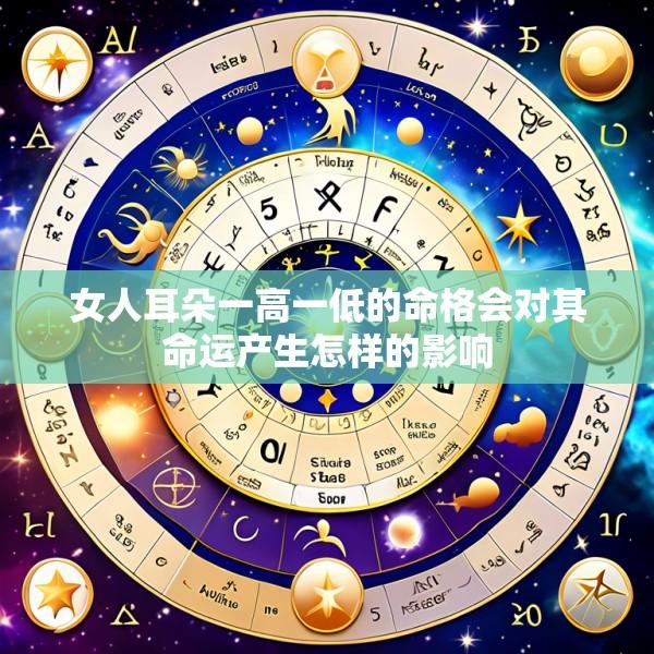 女人耳朵一高一低的命格会对其命运产生怎样的影响