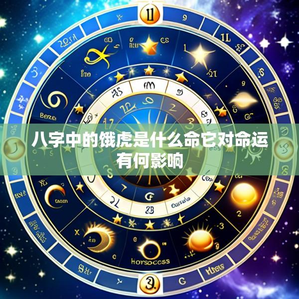 八字中的饿虎是什么命它对命运有何影响
