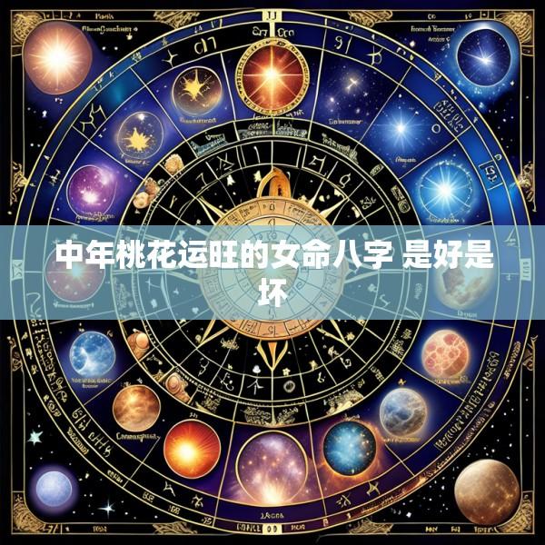 中年桃花运旺的女命八字 是好是坏