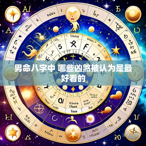 男命八字中 哪些凶煞被认为是最好看的