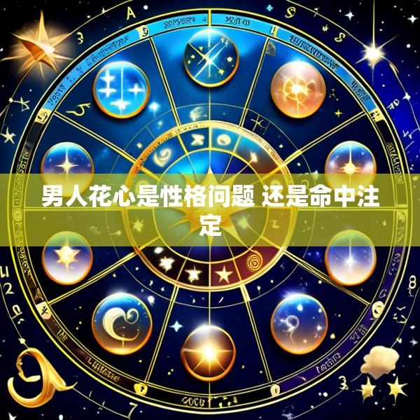 男人花心是性格问题 还是命中注定
