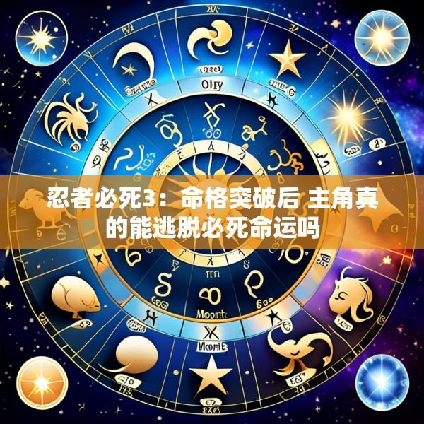 忍者必死3：命格突破后 主角真的能逃脱必死命运吗