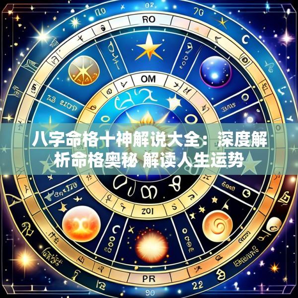八字命格十神解说大全：深度解析命格奥秘 解读人生运势