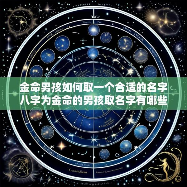 金命男孩如何取一个合适的名字八字为金命的男孩取名字有哪些禁忌和注意事项