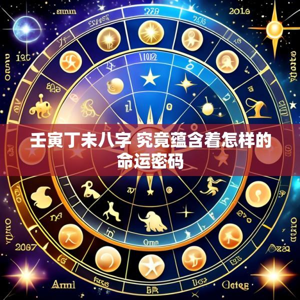 壬寅丁未八字 究竟蕴含着怎样的命运密码