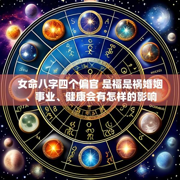 女命八字四个偏官 是福是祸婚姻、事业、健康会有怎样的影响